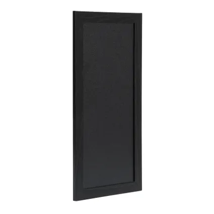 Tableau noir Securit Woody MDF noir 20x40cm avec marqueur craie et bandes de montage 2