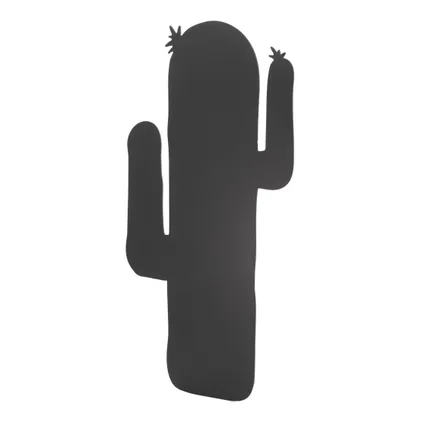 Tableau noir Securit Silhouet Cactus noir avec marqueur craie et bandes de montage 3