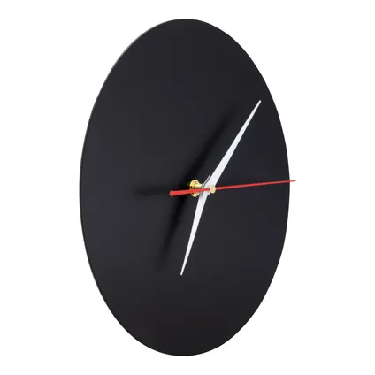 Tableau noir Securit Horloge noire ⌀27cm avec marqueur craie et bandes de montage 2