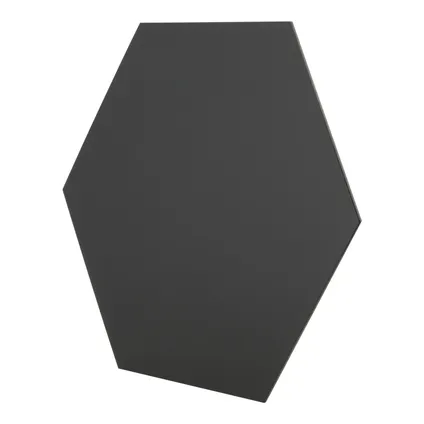 Securit kurk- en krijtbordset Hexagon 7 stuks met krijtmarker, punaises en bevestigingsstrips 3