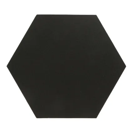 Set de tableau de liège et tableau noir Securit Hexagon 7 pcs avec marqueur craie, punaises et bandes de montage 7