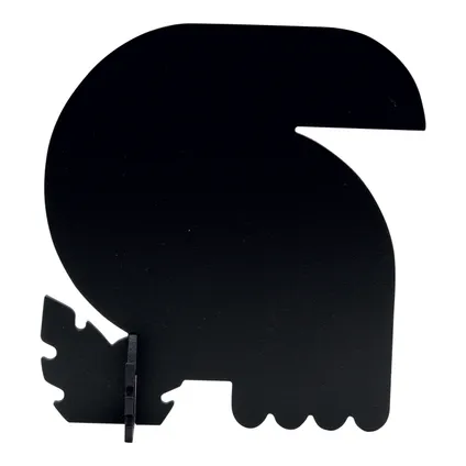 Tableau noir Securit Silhouette 3D toucan avec un marqueur craie