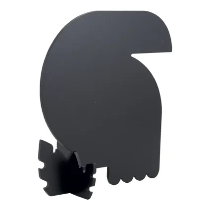 Tableau noir Securit Silhouette 3D toucan avec un marqueur craie 2