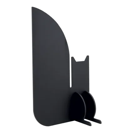Tableau noir Securit Silhouette 3D licorne avec un feutre à craie 2