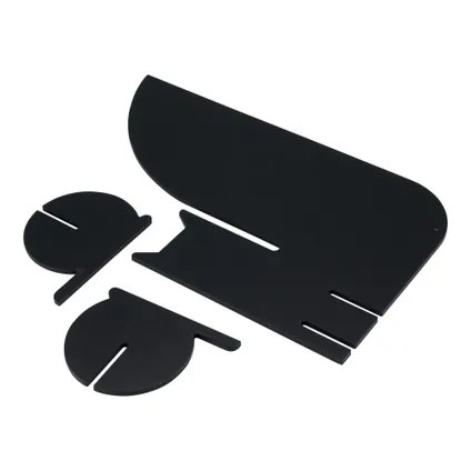 Tableau noir Securit Silhouette 3D licorne avec un feutre à craie 7