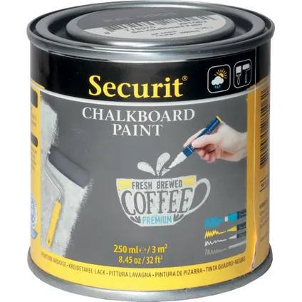 Peinture pour tableau noir Securit gris 250ml 5