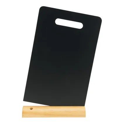 Securit krijtbord Silhouet tafel zwart met handvat en krijtmarker 3