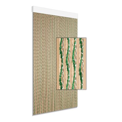 Degor deurgordijn Paola groen 90x210cm