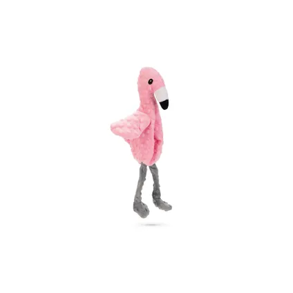 Beeztees hondenspeelgoed Flamingo Quak pluche roze 40x20x6cm
