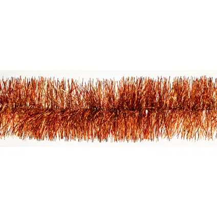 Guirlande de Noël rouge/bronze Ø7,5x200cm