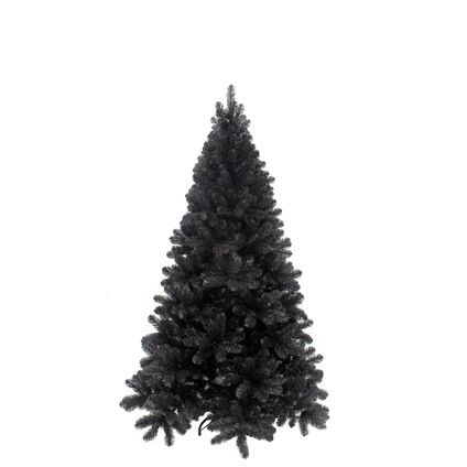 Sapin de Noël - noir - PVC - 185cm