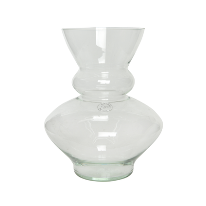 Vase Decoris en verre 28cm clair