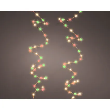 Guirlande lumineuse de Noël 567 micro LED multicolores 9m 2