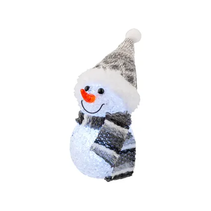 LED sneeuwpop 16cm diversen 1 stuk 4