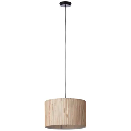 Brilliant hanglamp Wimea zeegras zwart ⌀35cm E27  5
