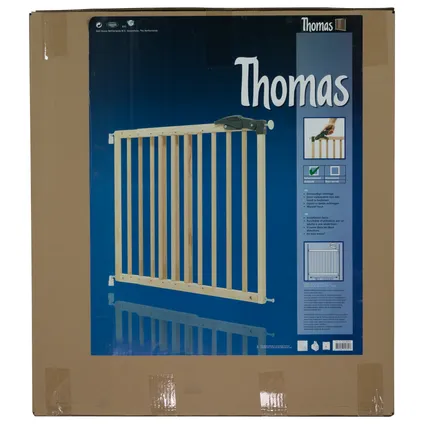 Barrière d'escalier Thomas bois 78,5-113,5cm 73,5cm 7