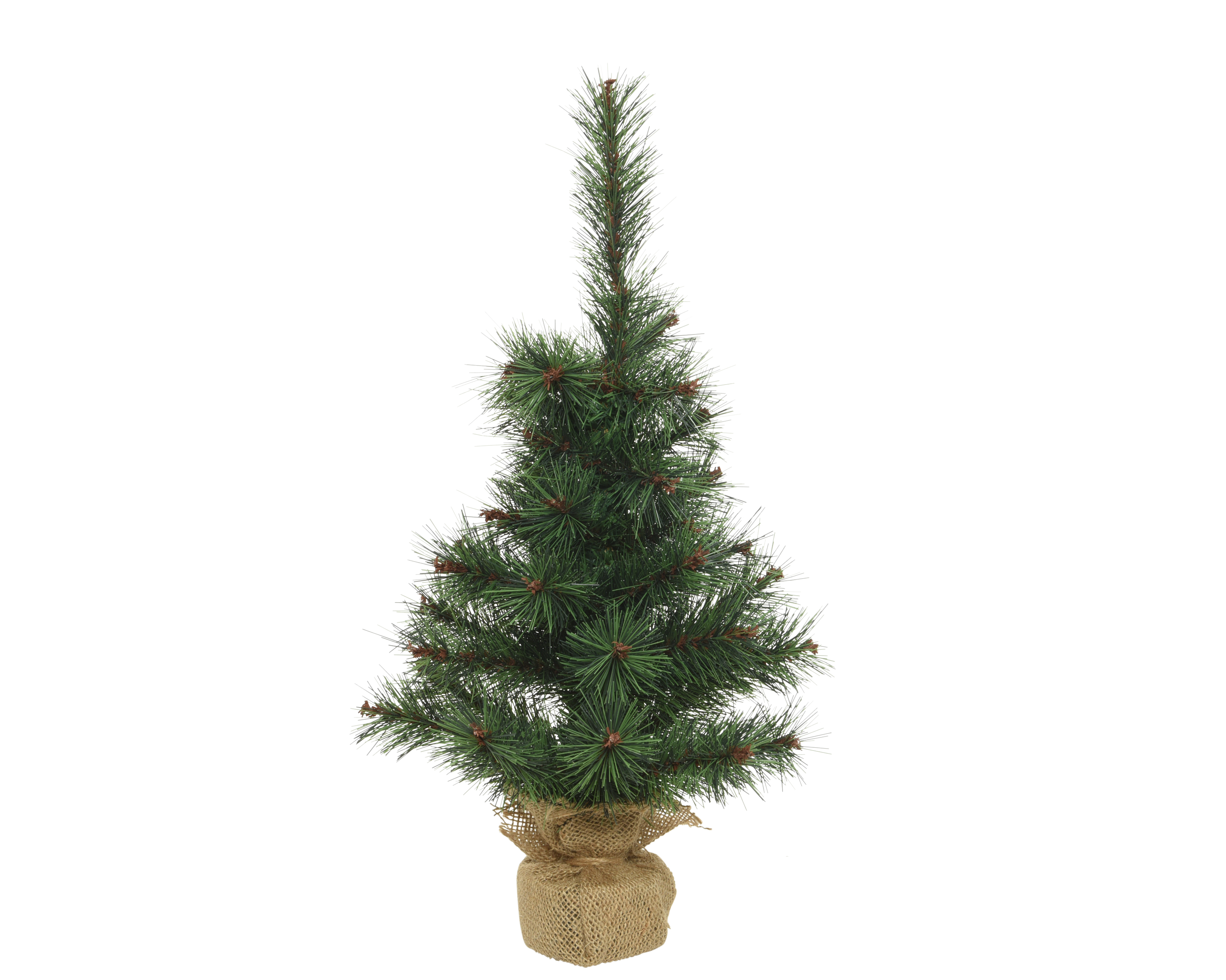 zijde zal ik doen beweeglijkheid Decoris mini kerstboom groen 60cm