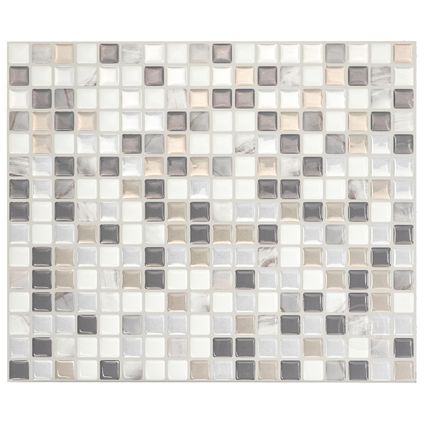 Smart Tiles zelfklevende wandtegel Minimo Noche 29,36x21,29cm 4st