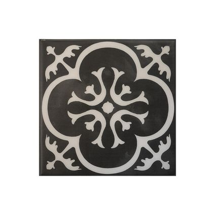 Smart Tiles tegel muursticker Vintage Girona Nera 19,46x19,46cm 4st
