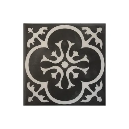 Smart Tiles tegel muursticker Vintage Girona Nera 19,46x19,46cm 4st