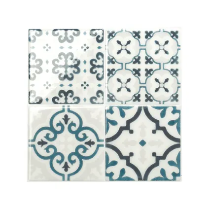 Smart Tiles tegel muursticker Vintage Marino 22,86cm x 22,86cm 4st
