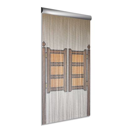 DEGOR deurgordijn/vliegengordijn Aluminium Klapdeuren 90x210cm