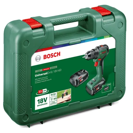 Perceuse-visseuse Bosch UniversalDrill-60 18V (2 batteries) 2