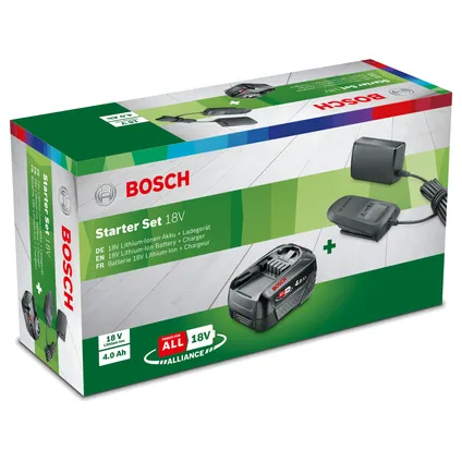 Kit batterie + chargeur Bosch Power For All 18V 4Ah 3