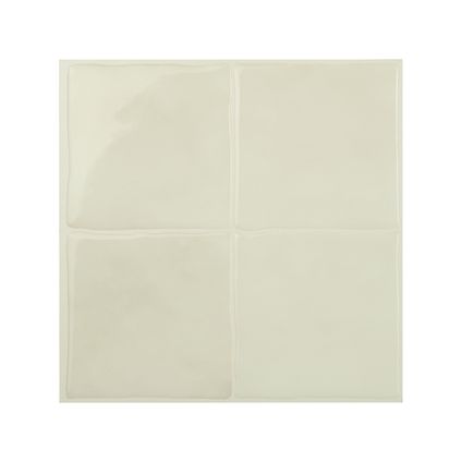 Smart Tiles zelfklevende wandtegel Zellige Oia 22,86x22,86cm 4st