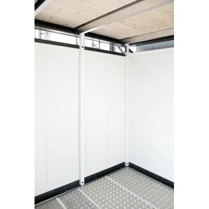 Support de toit gris/blanc Biohort pour abri CasaNova 3x2/4x2
