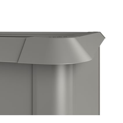Biohort slakkenbescherming voor moestuinbox  2x2m kwartsgrijs-metallic