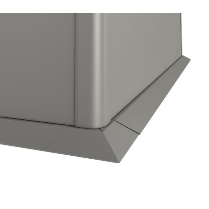 Bordure de coupe pour potager Biohort L2x1 gris quartz métallique