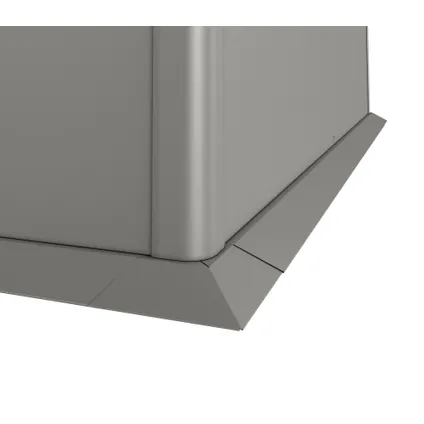 Bordure de coupe pour potager Biohort 1,5x1 gris quartz métallique