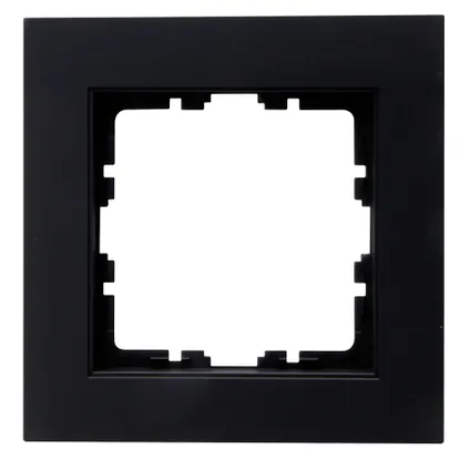 Plaque de recouvrement Kopp Athenis 55 simple noir mat