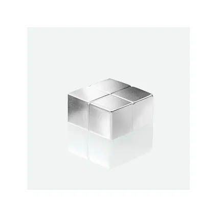 Sigel magneet voor glasbord 20x20x10mm zilver extra sterk 1 stuk 4