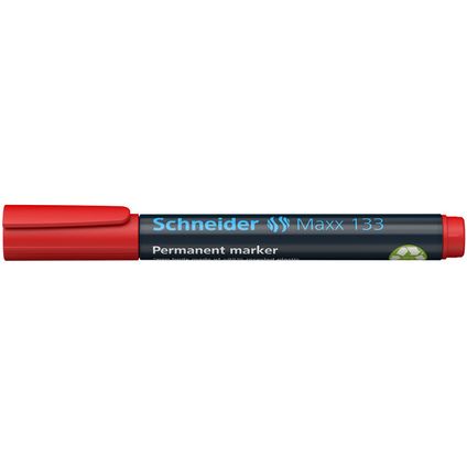 Schneider marker Maxx 133 permanent beitelpunt rood