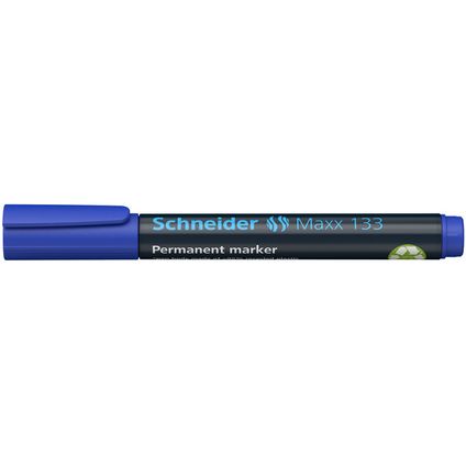Schneider marker Maxx 133 permanent beitelpunt blauw
