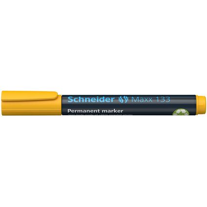 Schneider marker Maxx 133 permanent beitelpunt geel