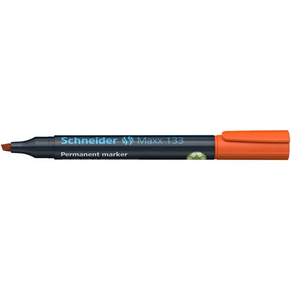 Schneider marker Maxx 133 permanent beitelpunt oranje 4