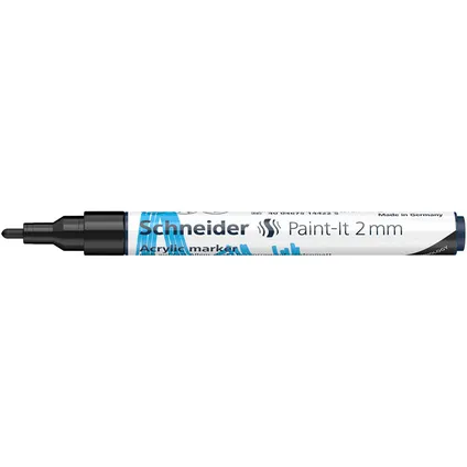 Schneider acryl marker Paint-it 310 2mm zwart 3