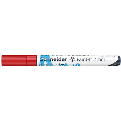 Schneider acryl marker Paint-it 310 2mm rood