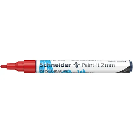 Schneider acryl marker Paint-it 310 2mm rood 3