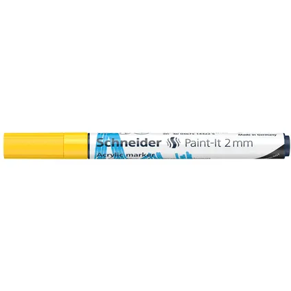 Schneider acryl marker Paint-it 310 2mm geel