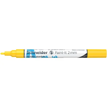 Marqueur acrylique Schneider Paint-it 310 2mm jaune 4