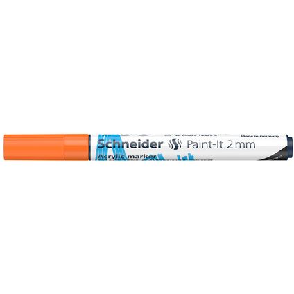 Schneider acryl marker Paint-it 310 2mm oranje