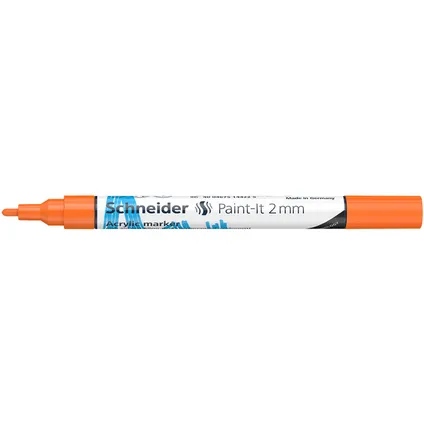 Schneider acryl marker Paint-it 310 2mm oranje 4