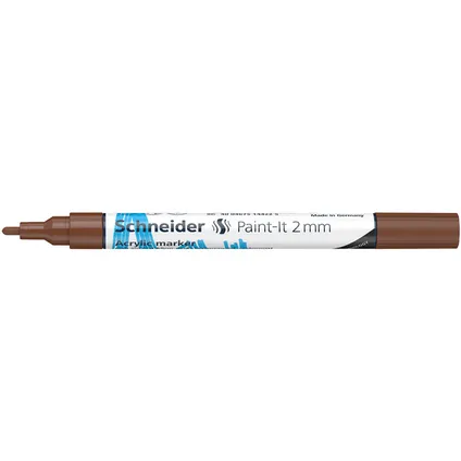 Schneider acryl marker Paint-it 310 2mm bruin 4