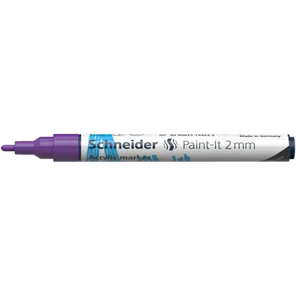 Schneider acryl marker Paint-it 310 2mm paars 3