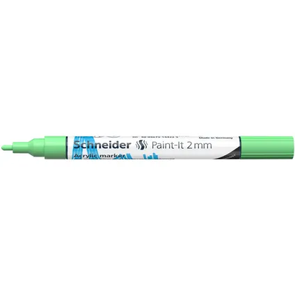 Schneider acryl marker Paint-it 310 2mm pastel groen 4