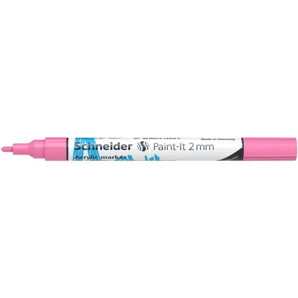 Marqueur acrylique Schneider Paint-it 310 2mm rose pastel 4